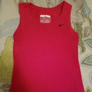 Nike red tank XS